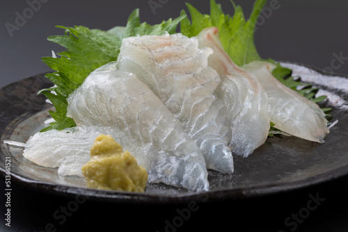 鯛の刺身 sashimi 