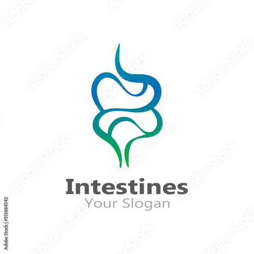 Intestine human Logo Collections digestion Organ medical