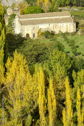 Monasterio de Santa Maria de Obarra.(Romanico s.IX) Valle de Isábena.Pirineo Aragones.Huesca.España.