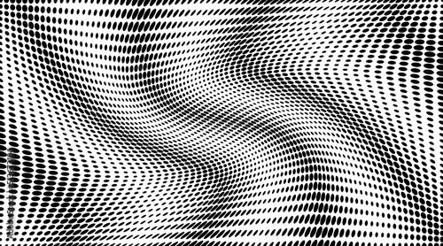 Wavyt halftone dots pattern texture background 