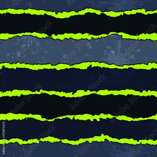 Abstract seamless geometric haotic pattern with scuffed, drops, sprays.  background for vinyl wrap and decal. Grunge urban repeated backdrop for textile, sport wear, print.