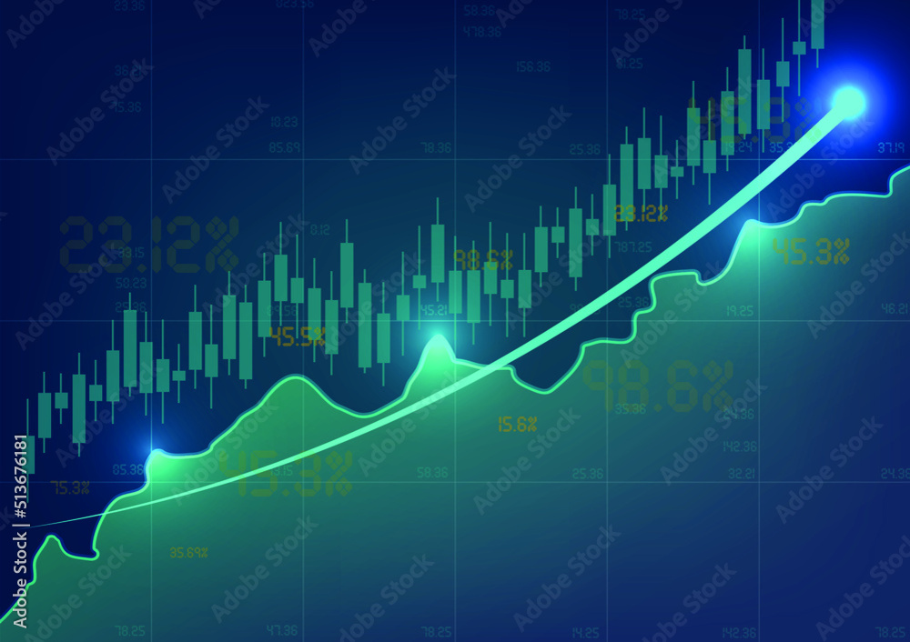 Stock market concept background. Business graph Stock market concept background. Business graph