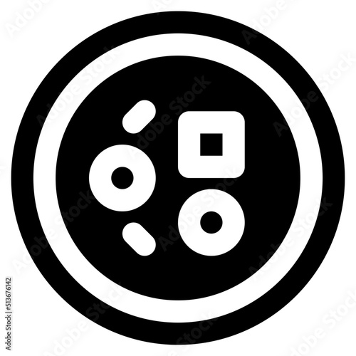 curry glyph icon