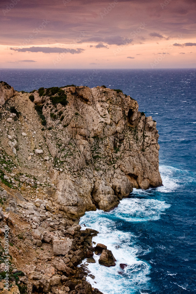 Cap Negret.Santa Agnès de Corona.Es Amunts.Ibiza.Balearic islands.Spain.