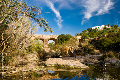 Pont Vell.Rio de Santa Eulària. Santa Eulària des Riu. Ibiza.Balearic islands.Spain. photo