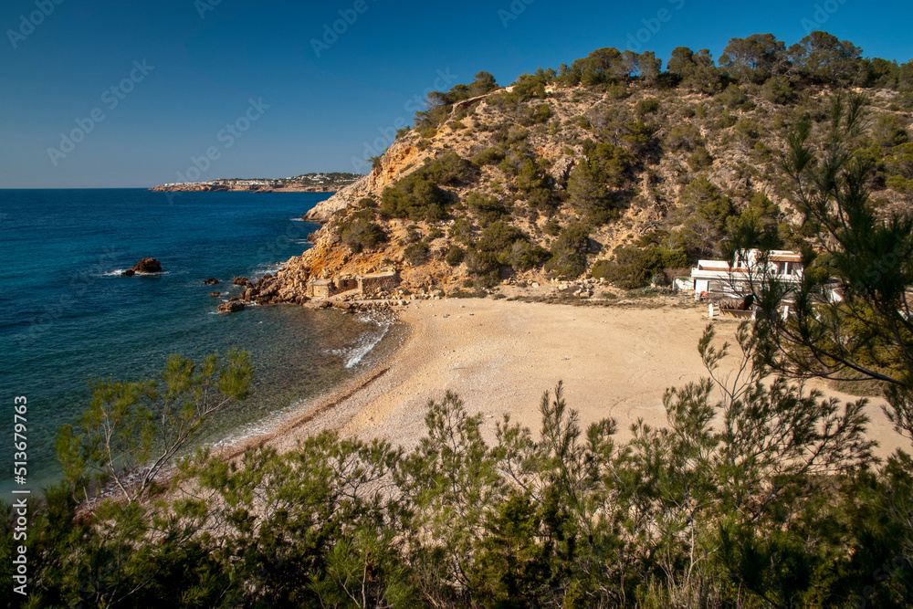 Cala Moli. Sant Josep de Talaia.Ibiza.Balearic islands.Spain.