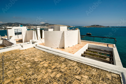 Casa Broner,Construida por el arquitecto y pintor Erwin Broner en 1960.Sa Penya. Ibiza.Balearic islands.Spain. photo