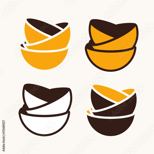 pile of bowls icon