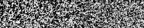 Black Grainy Texture Isolated On White. Panoramic Background. Dust Overlay. Dark Noise Granules. Wide Horizontal Long Banner For Site. Vector Illustration  EPS 10.