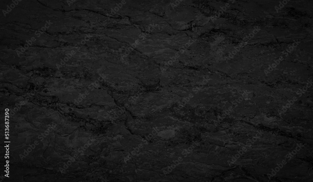 Dark grey black slate background or texture. stone background.                                                                              