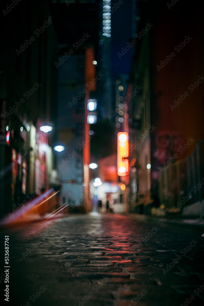 night city stone street
