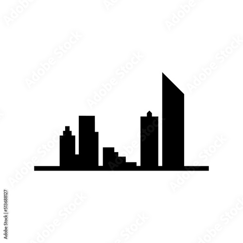 Modern City skyline vector icon background