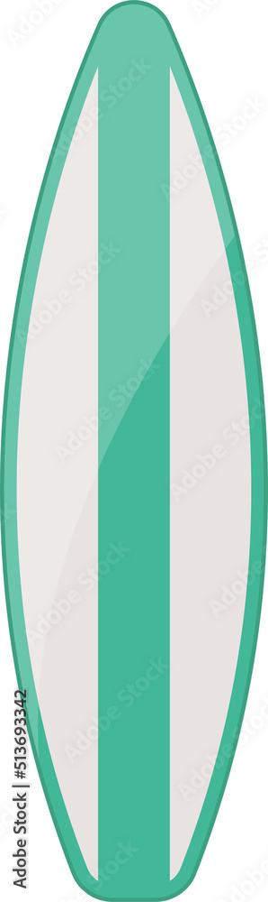 Surfboard clipart design illustration