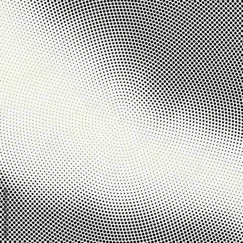 Abstract Modern Background with Halftone and Black White Color