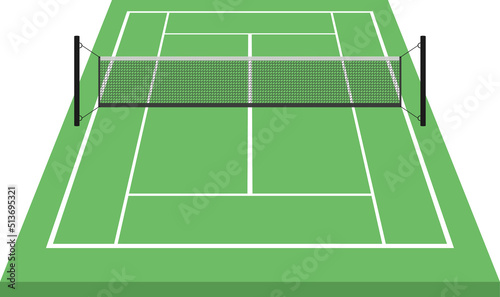 Tennis clipart design illustration