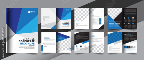 corporate company profile brochure annual report booklet business proposal layout concept design photo