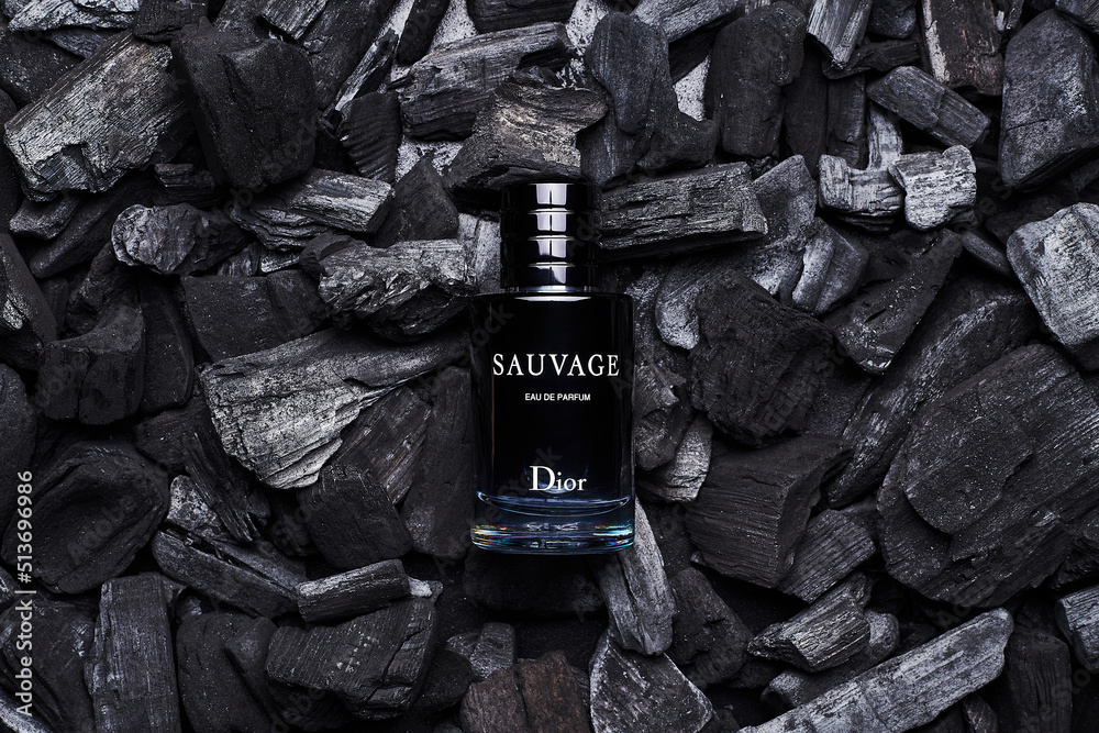 London, UK - February 10th 2021: Studio product image of Sauvage Dior  cologne for men,the company was first founded in December 1946. Photos |  Adobe Stock