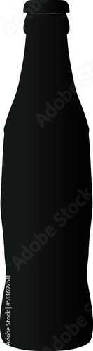 silhouette of a bottle