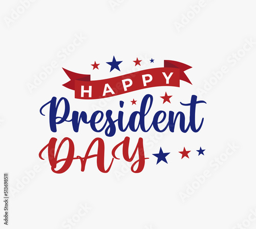 Happy presidents Day design template