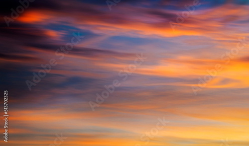 Beautiful sky after sunset. Defocused abstract background. © Наталья Иванова