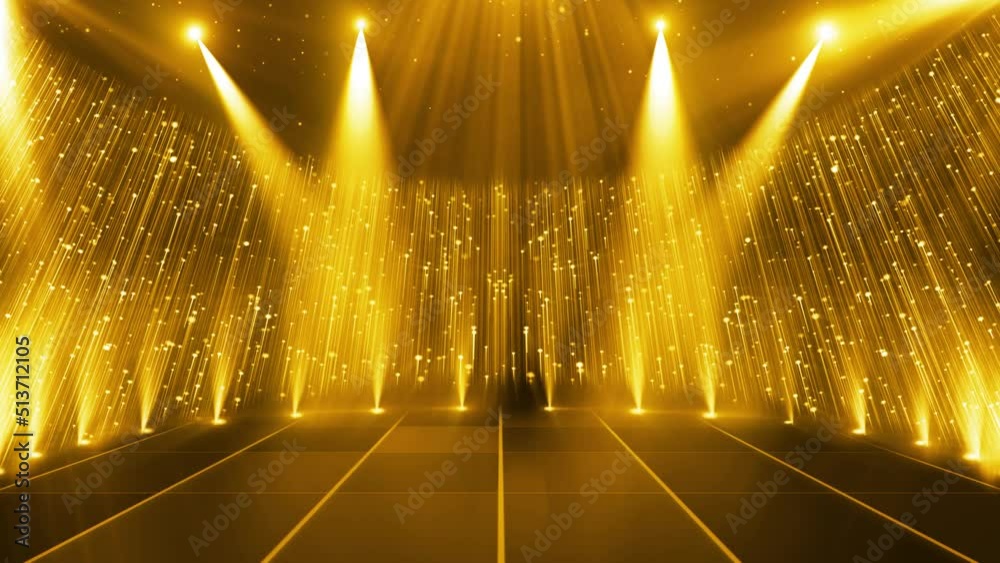 Particle light cool and beautiful awards stage background