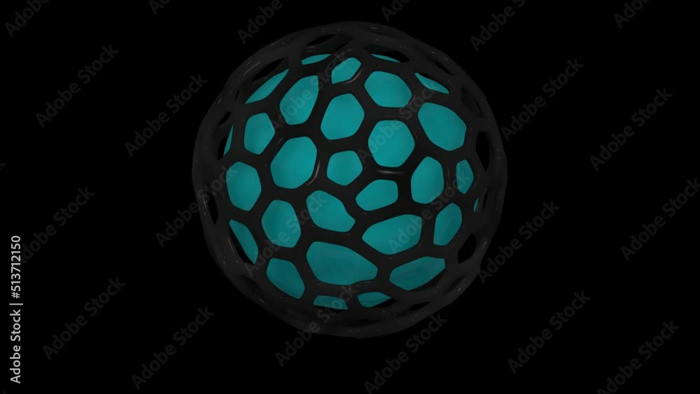 Loop 3d animation of a birch abstract ball with mesh outside . A futuristic sphere with an alpha channel for abstract compositions. The layer levitates in space Loop 3d animation of a birch abstract ball with mesh outside . A futuristic sphere with an alpha channel for abstract compositions. The layer levitates in space