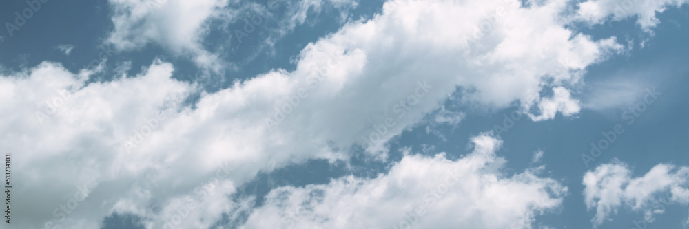 Obraz premium Cloud abstract background, weather concept