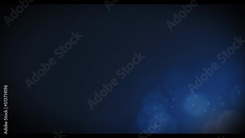 Abstract Space Background Animation Through Lights of Plasma and Nebula