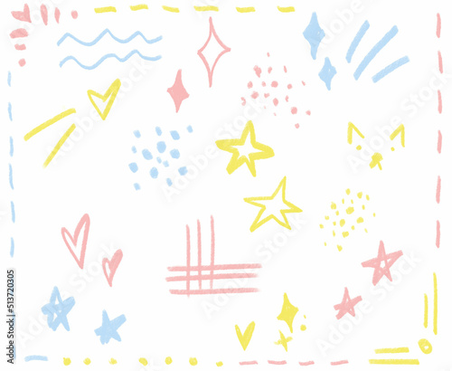 set of decorative illustrations