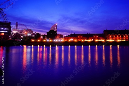 横浜みなとみらいの夜景