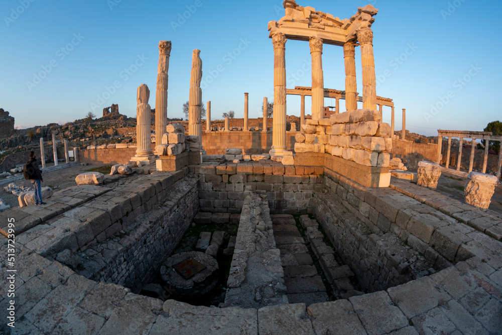 Pergamon city ruins