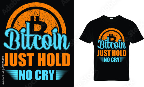 Cryptocurrency T-Shirt Design Template