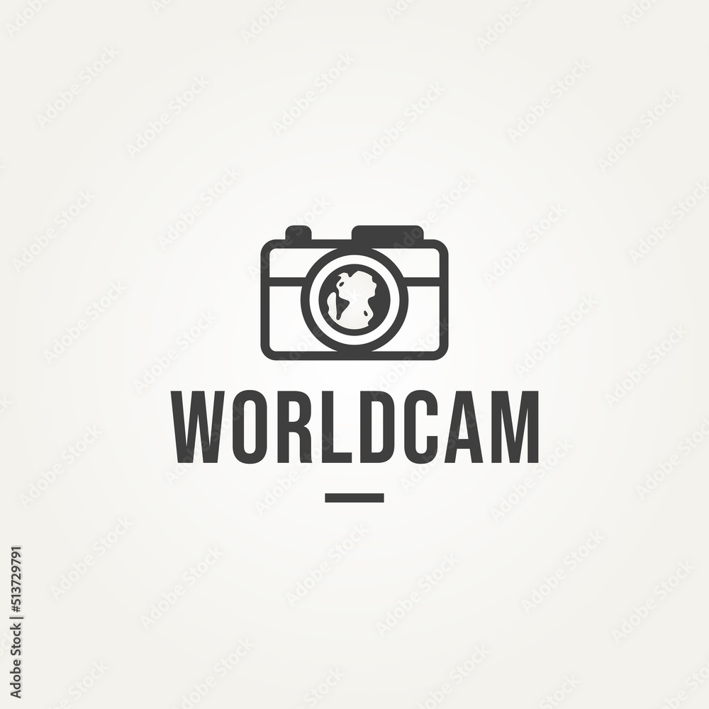 minimalist world cam icon logo template vector illustration design . simple logo of the international photographer or world photography day minimalist world cam icon logo template vector illustration design . simple logo of the international photographer or world photography day
