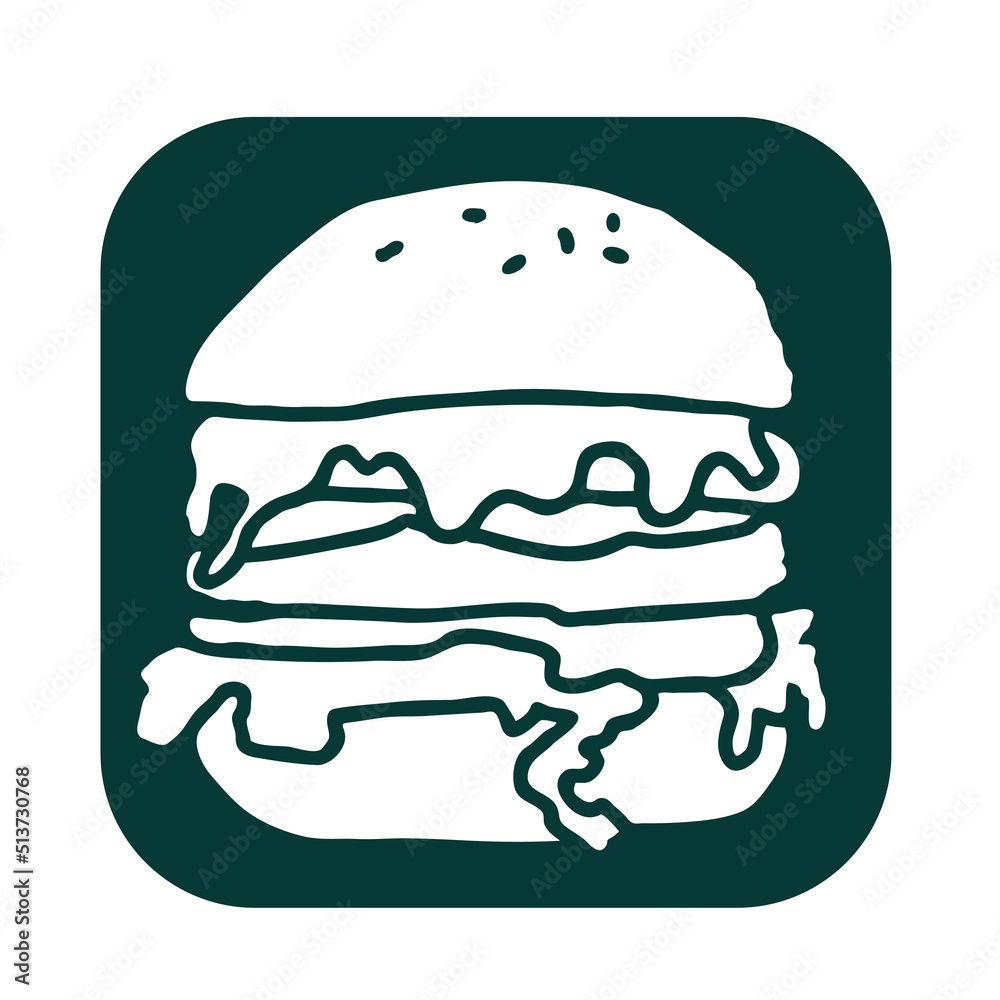 Tasty juicy hamburger for fast food lunch, outdoor picnic. Junk food sandwich with meat in cafe menu, restaurant kitchen. Hand drawn retro vintage colourful illustration. Comics cartoon style drawing. Tasty juicy hamburger for fast food lunch, outdoor picnic. Junk food sandwich with meat in cafe menu, restaurant kitchen. Hand drawn retro vintage colourful illustration. Comics cartoon style drawing.