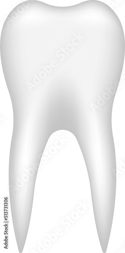 Tooth vector clipart design illustration