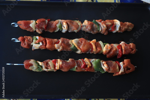 Meat on the barbecue: Shashlik kebap photo