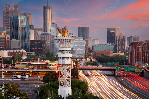 Atlanta, Georgia, USA Downtown Cityscape photo