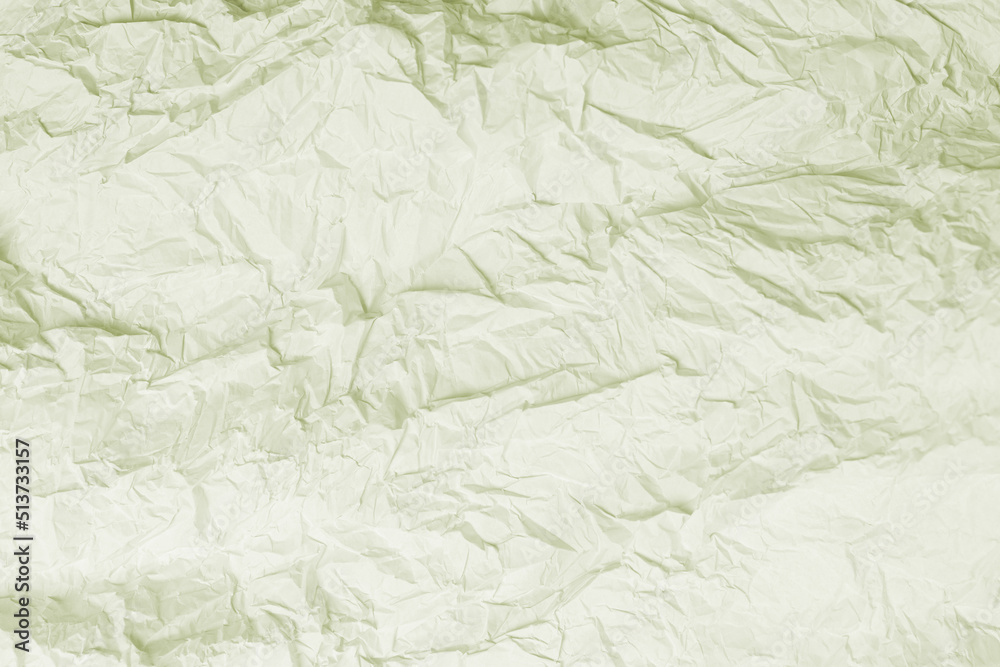 Fototapeta premium Crumpled white paper background.