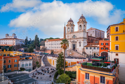 Rome, Italy at the Spanish Steps photo