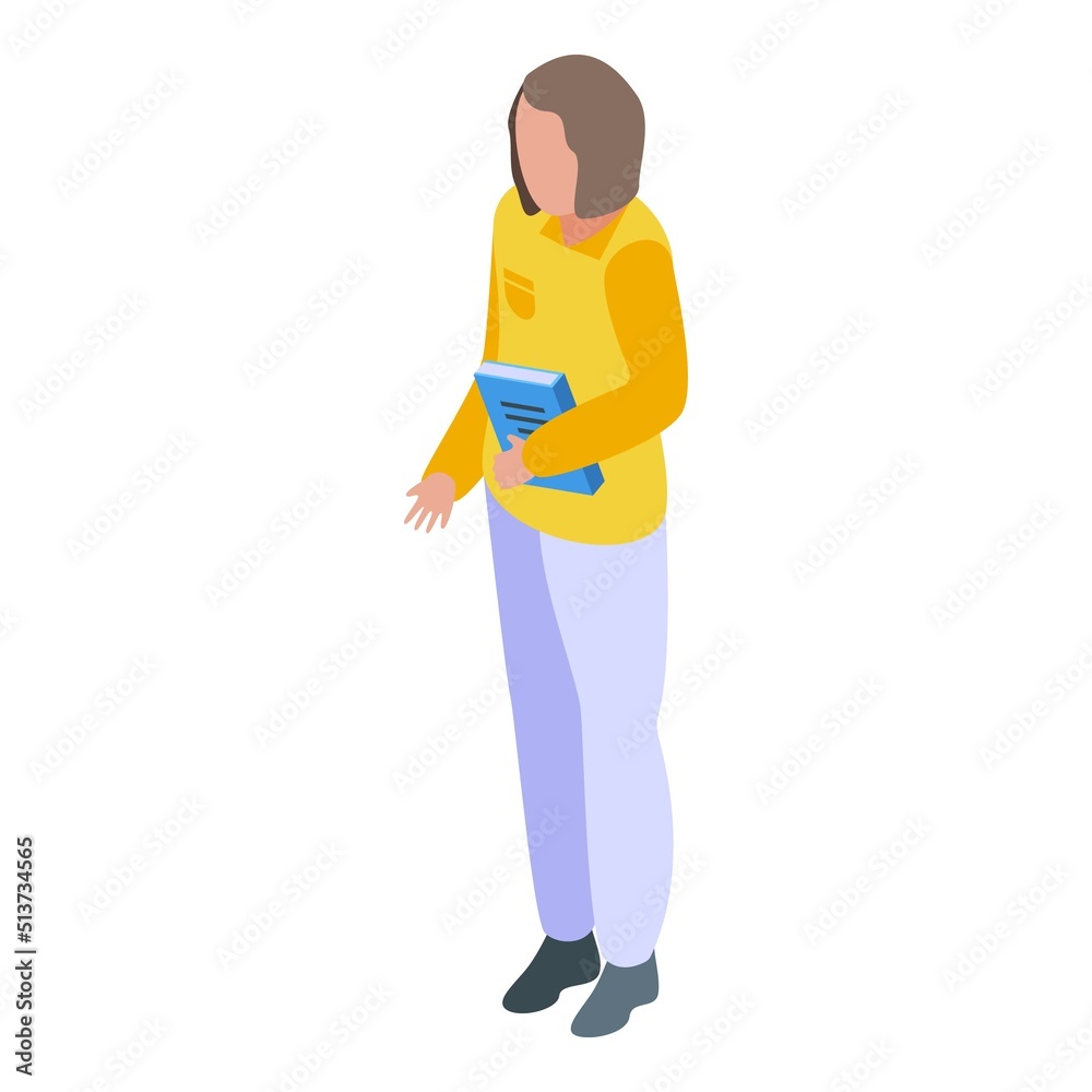 Old patient care icon isometric vector. Senior health. Social care Old patient care icon isometric vector. Senior health. Social care