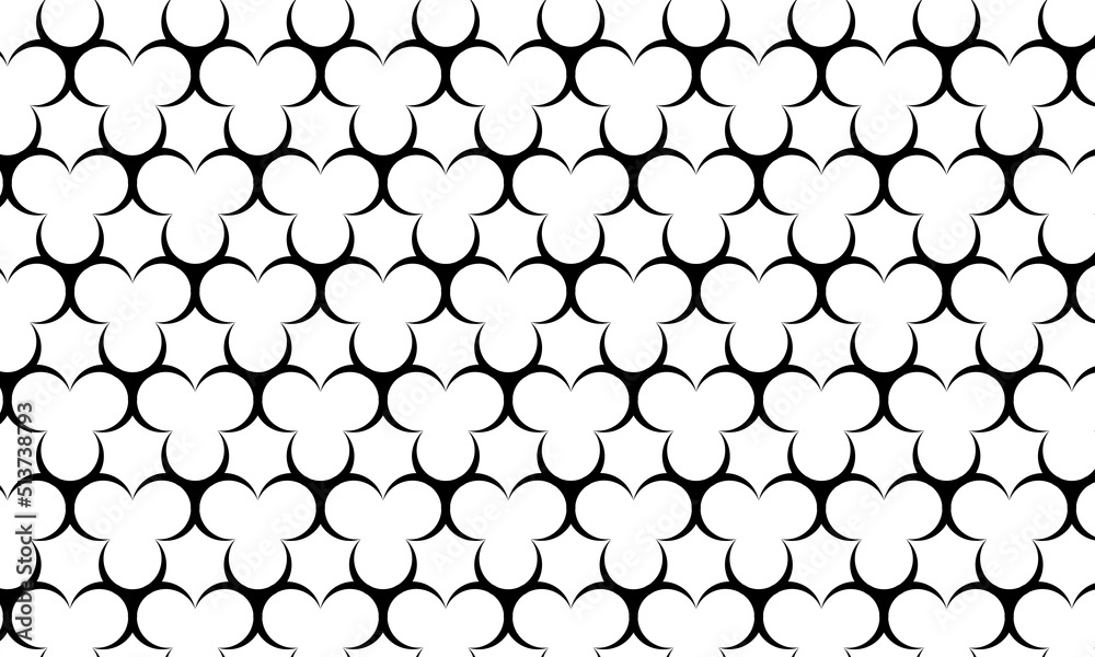 Naklejka premium black three sickle combine white background