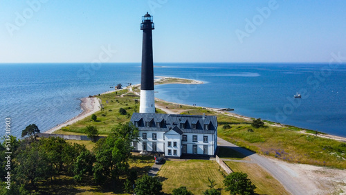 Sorve lighthouse in Saaremaa Island, Estonia photo