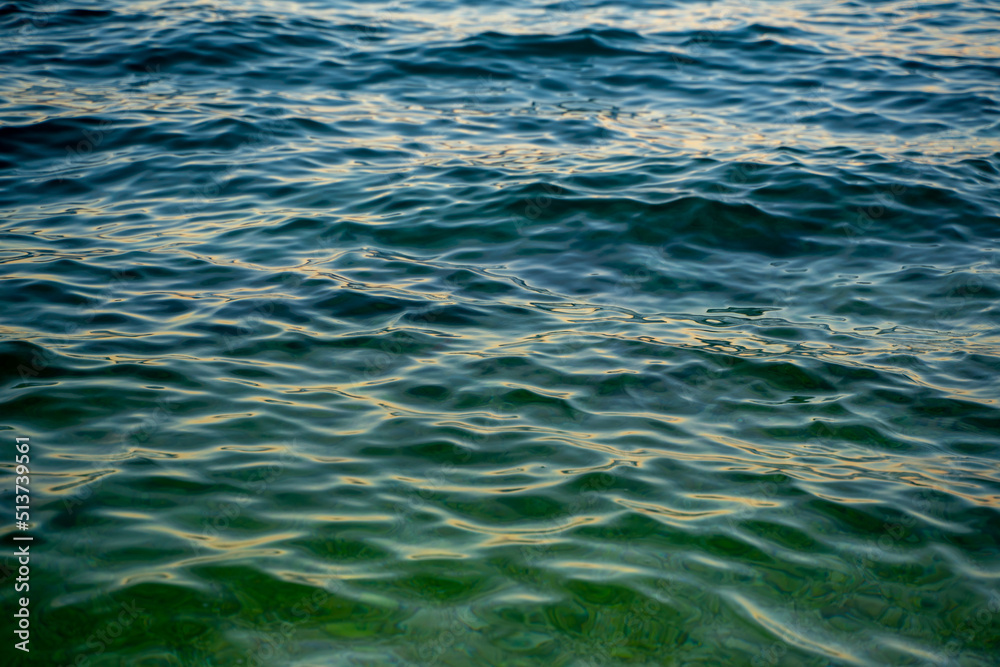 Detail of sea water color with green bluish gradient Detail of sea water color with green bluish gradient