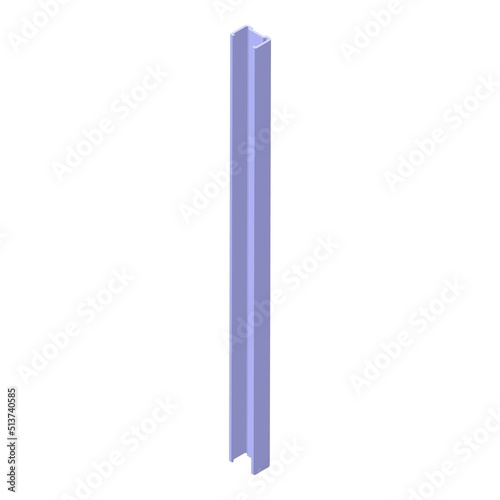 Drywall work bar icon isometric vector. Wall construction. Dry home