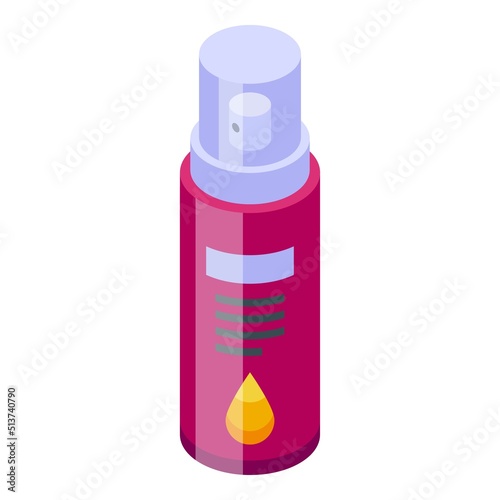 Collagen spray icon isometric vector. Skin cell. Cosmetic skincare