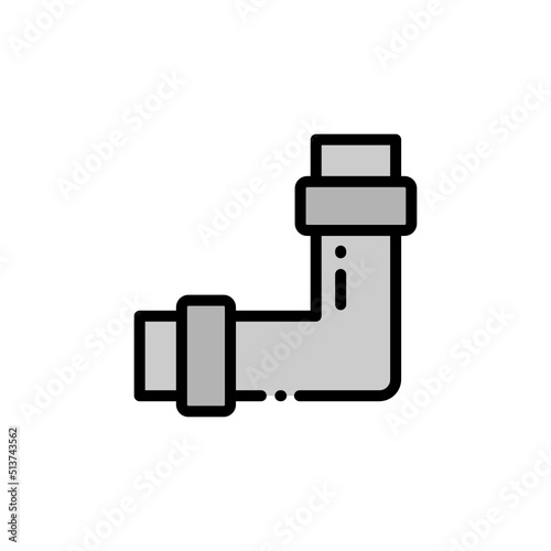 Illustration of Industrial Pipe Icon