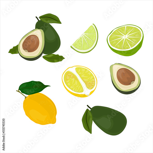 Avocado and citrus