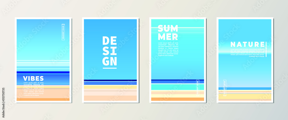 abstract cover with elegant gradient color beach theme design abstract cover with elegant gradient color beach theme design