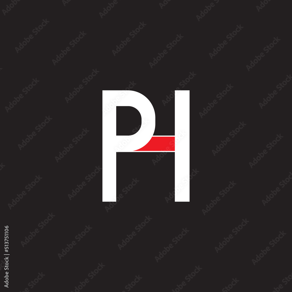 Flat design ph logo template Free Vector Flat design ph logo template Free Vector