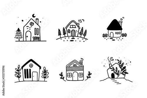 set heart logo icon vector love